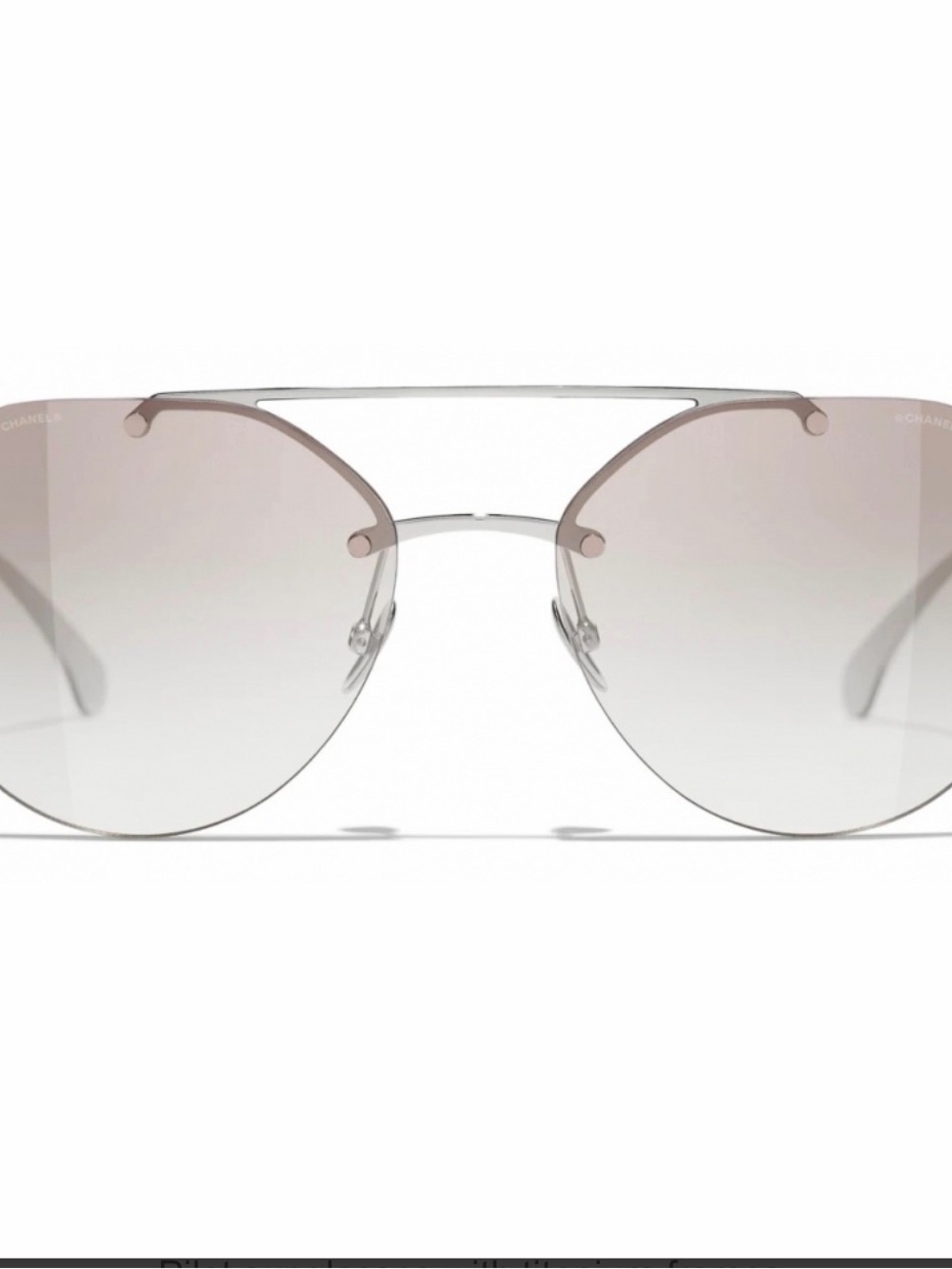 Chanel-titanium Pilot Sunglasses